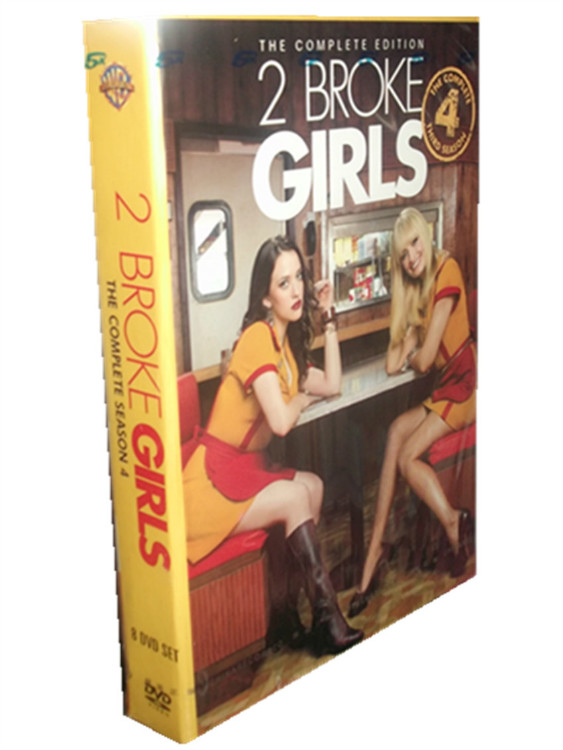 2 Broke Girls Season 4 DVD Box Set - Click Image to Close
